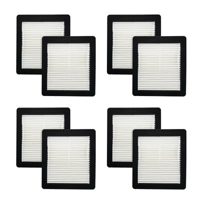 Nispira 107315 HEPA Media Vacuum Filter for ProTeam Super Coach Pro 10 & 6 ProVac FS 6 107303, 107304, 107305, 107306, 107307, 107308, 8 Pack