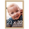 PosterPalooza | Photo Size Minimalist Yellow Picture Frame - UV Acrylic, Foam Board Backing, Hanging Hardware - 2 of 4