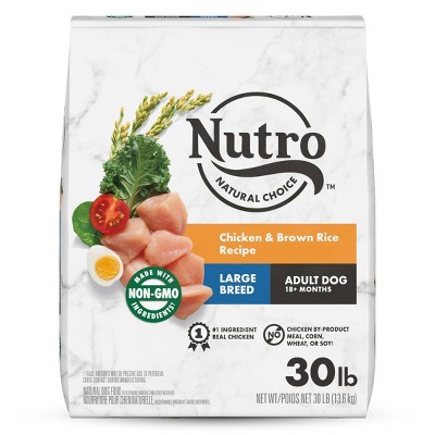 Nutro Wholesome Essentials Farm-Raised Chicken, Brown Rice Recipe Large Breed Adult Dry Dog Food - 30lbs