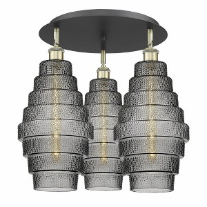 Cascade - 3 Light Flush Mount In Industrial Style-17.5 Inches Tall and 19.75 Inches Wide - 1 of 1
