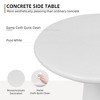 UPHA 16-Inch Round Side Table – Magnesium Oxide Mushroom Shape End Table for Indoor & Outdoor Use - 4 of 4