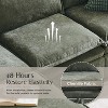 SinCiDo 116.54" Modular Couch Sofa with Storage, U-Shape 4 Seater Cloud Couch Sectional with Ottoman, Modern Sofa with Deep Seat & Pillow - 2 of 4