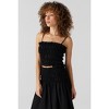 Sol Angeles Gillian Linen Smocked Tank - 3 of 4