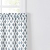 Ellis Curtain Manchester Window Treatment 1.5" Rod Pocket 100% Cotton Curtain Tiers Blue - 3 of 4