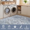 Area Rugs Vintage Printed - Ultra-Soft Distressed Throw Rug, Stain-Resistant Traditional Floor Mat, Machine Washable Thin Indoor Carpet - 4 of 4