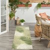 Nourison Suncoast Tropical Leaf High-Low Indoor/Outdoor Flatweave Rug - 2 of 4