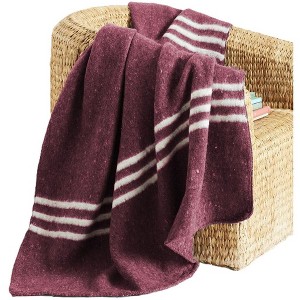 KOVOT Large Soft Throw Blanket 60” x 70” - Rustic Vintage Lightweight - 1 of 4