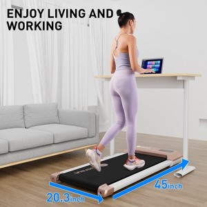 DeerRun Urban 15.35*35.43 Inch Smart 2.5HP Walking pad Treadmill with Remote Control - 1 of 4
