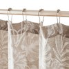 Bali Tropical Leaves Shower Curtain Neutral Single 72x72 - 3 of 4