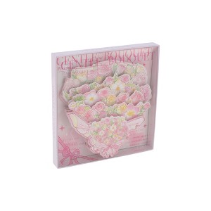 Unique Bargains Greeting Card Red 7.2"x6.8"x0.8" 1 Pc - 1 of 4