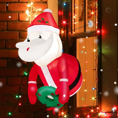 4 Ft Christmas Wreath LED Lighted Inflatables Outdoor Decorations Clearance  Sale