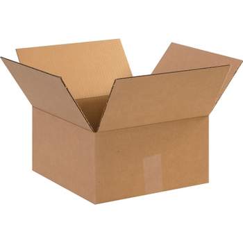 The Packaging Wholesalers Heavy-Duty Boxes 12" x 12" x 6" Kraft 25/Bundle BS121206HD