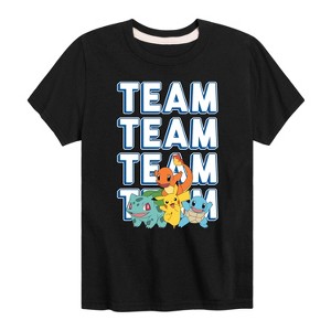 Boys' - Pokémon - Team Player Short Sleeve Graphic T-Shirt - 1 of 4