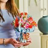 Paper Love HugePop 3D Vibrance Bouquet Pop Up Card with Detachable Paper Flower Bouquet, For All Occasions - Jumbo 10" x 14" Cards - 3 of 4