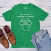 Who All Seen a sprite Sketch T Shirt Funny Saint Patricks Day St. Paddys Tee - Crazy Dog Men's T Shirt - 3 of 4