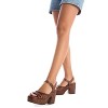 Carmela Collection Women's Leather Fashion Sandals 161637 TAUPE 9.5 - 2 of 4