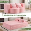 VASIP  Queen Size Foldable Sofa Bed, Plush Futon Sofa , Supportive High-Density Foam,  Convertible Sleeper Sofa,for Guest Room, Living Room - 4 of 4