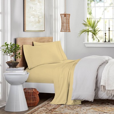 400 Thread Count Ultimate Percale Cotton Solid Sheet Set - Purity Home
