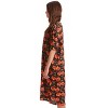 Just Love Womens Nightgown - Short Sleeve Henley Oversized Sleepwear Gown - 2 of 3
