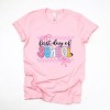 Simply Sage Market First Day Of School Checker Border Short Sleeve Tee - 2 of 4