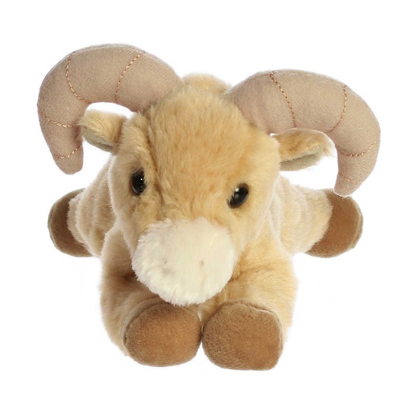 Aurora Mini Flopsie 8" Big Horn Sheep Brown Stuffed Animal, 2 of 5