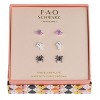 FAO Schwarz Spider, Ghost and Bat Trio Earring Set - 2 of 2