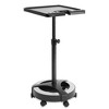 Saloniture Rolling Salon Coloring Tray - Portable Hair Stylist Trolley with Magnetic Bowls, Black - image 2 of 4