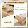 QingMoon Rectangular Wooden Coffee Table, Mid Century Small Tea Table with Thickened Table Legs for Apartment, Living Room, Small Space - 4 of 4