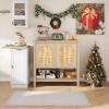 Farmhouse Console Table, Sofa Table with 2-Door, Entryway Table with Storage Shelf, Hallway Table, Coffee Bar - 3 of 4