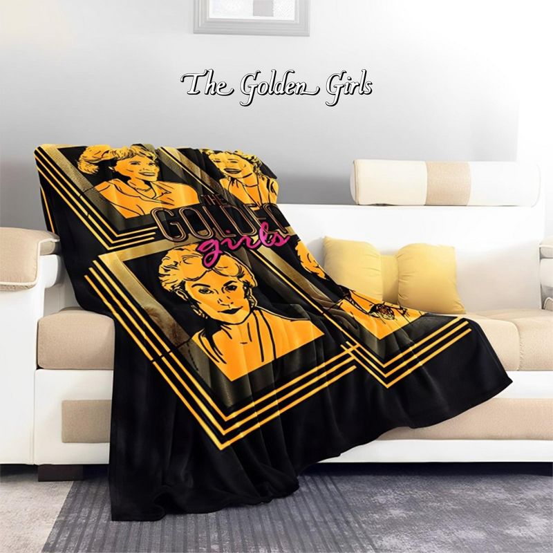 Just Funky The Golden Girls 45 x 60 Inch Fleece Throw Blanket, 3 of 4