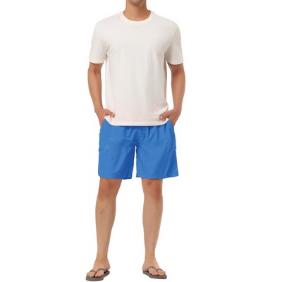 TATT 21 Men's Summer Holiday Beach Elastic Waistband Surfing Mesh Lining Swim Shorts Blue 32 — фото 2