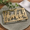 Split P Thankful Metal Trivet - 2 of 3