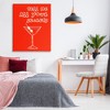 Stupell Industries Tell Me Your Secrets Cocktail Canvas Wall Art - 2 of 4