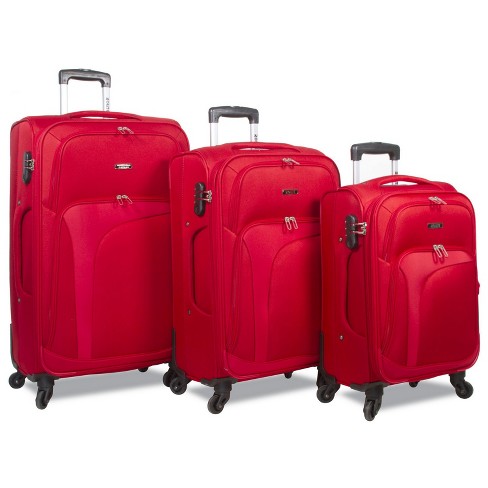 Red 2025 luggage set