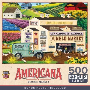 MasterPieces 500 Piece EZ Grip Puzzle - Dumble Market - 19.25"x26.75" - 1 of 4