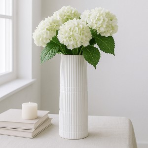 Decorative Ceramic Vase for Home Decor Accent - Perfect for Living Room Decor, Bedroom Display, Office Styling, Table, or House Accent - 1 of 4