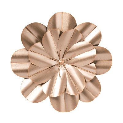 Transpac Metal 16.5" Gold Spring Bloom Wall Decor
