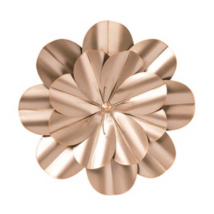 Transpac Metal 16.5" Gold Spring Bloom Wall Decor - 1 of 2