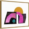 Amanti Art Collaged Bridge X by Lindsey Newman Framed Canvas Wall Art - 3 of 4