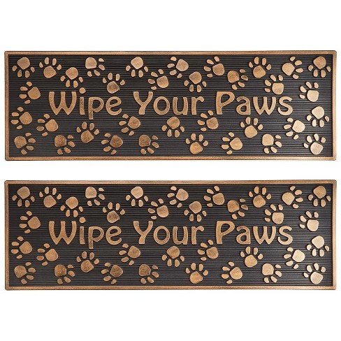 The Lakeside Collection Wipe Your Paw Set of 2 Stair Treads or Doormat - image 1 of 3