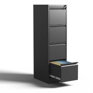 NicBex 4/5 Drawer Metal Vertical File Cabinet with Lock,Home Office Steel File Cabinet for A4 Legal/Letter Size - 1 of 4