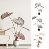 Artificial Caladium Plants,Fake Taro Plants in Pot,Indoor Fake Flower, Decoration Potted Fake Flower for Office Home Living Room Floor Patio Decor - 3 of 4