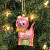 Cody Foster 3.75 In Retro Cat Easter Spring Kitsch Kitten Tree Ornaments - 3 of 3