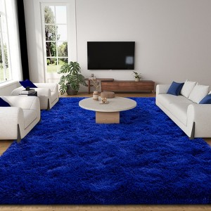 LOVEVOOK 8x10 Feet Area Rugs for Living Room Bedroom, Non-Slip Fluffy Soft Shag Rug, Plush Carpet for Home Dorm Decor Aesthetic - 1 of 4
