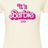Women's - Barbie - It's Barbie Pink Fitted Graphic T-Shirt - 2 of 3