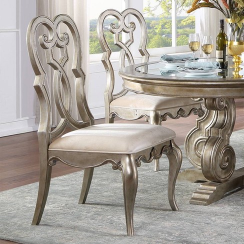 Dining set with online velvet chairs