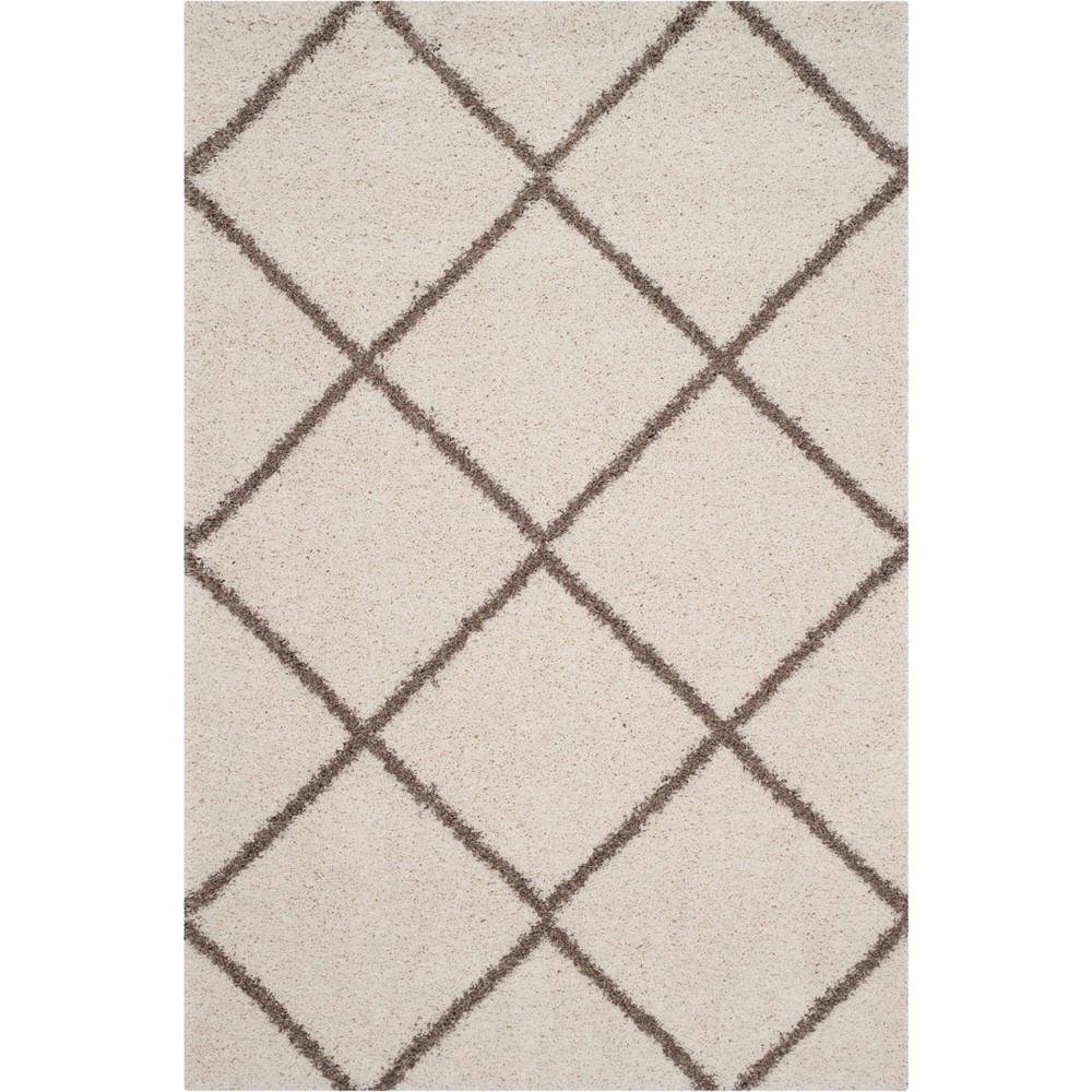 9'X12' Hudson Shag Area Rug Ivory/Beige - Safavieh