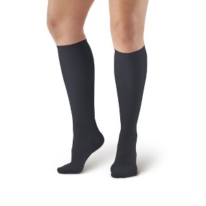 Ames Walker AW Style 169 Women's Cotton Travel 15-20 mmHg Compression Knee High Socks - 1 of 4
