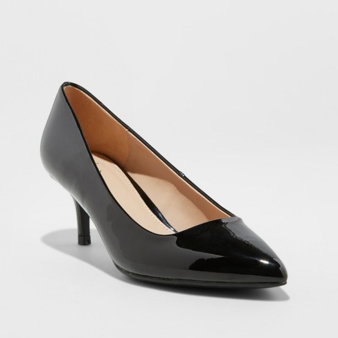 satin pointed heels