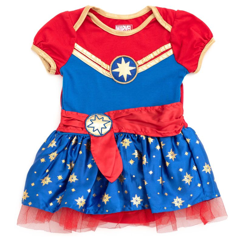 Marvel Avengers Captain Marvel Baby Girls Dress Newborn to Infant , 3 of 10